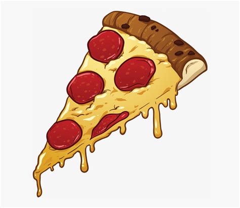 Pizza Slice Cartoon Image