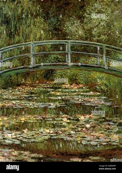 Monet - the-japanese-bridge Stock Photo - Alamy