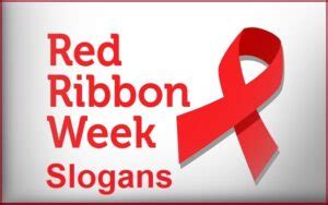 Famous Red Ribbon Week Slogans And Taglines - TIS Quotes