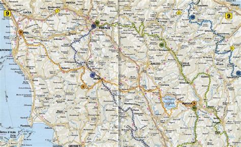 Tuscany Road Map - Tuscany Italy • mappery