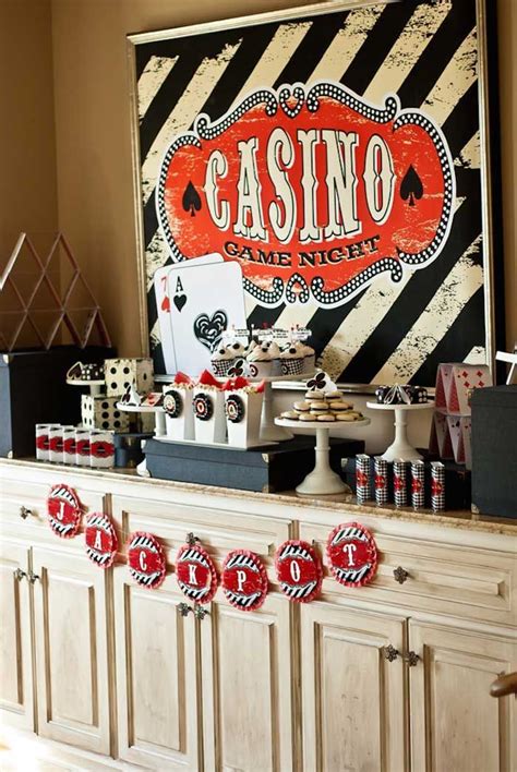 Mon décor de fête inspiré des casinos | Casino feest decoraties ...