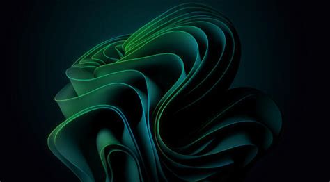 Windows 11 4k Green Glow Wallpaper, HD Hi-Tech 4K Wallpapers, Images ...