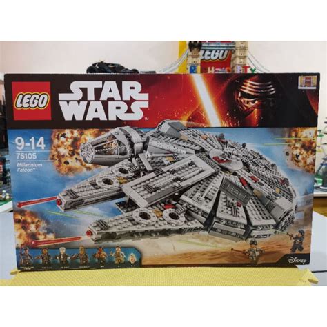 [BOB] 75105 LEGO Star Wars Force Awakens Millennium Falcon New MISB But ...