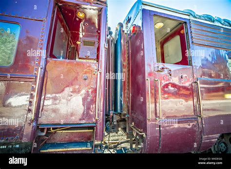 great smoky mountains train ride in bryson city nc Stock Photo - Alamy