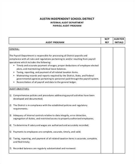 Audit Program Example - ReubenewaOchoa