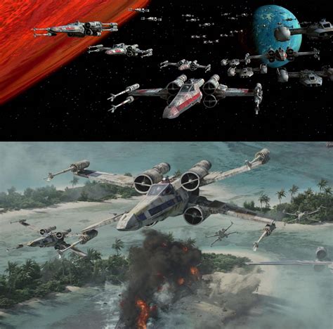 Star Wars (1977) originally had Red and Blue Squadron attacking the ...