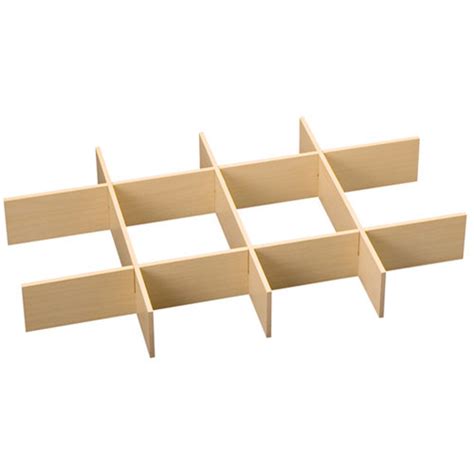 freedomRail O-Box Wood Drawer Dividers - Maple in FreedomRail Accessories