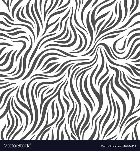 Seamless pattern zebra black and white Royalty Free Vector