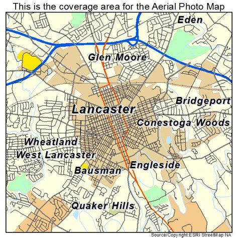 Old Lancaster City Pa Map