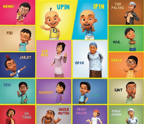 Upin And Ipin Character Names - IMAGESEE