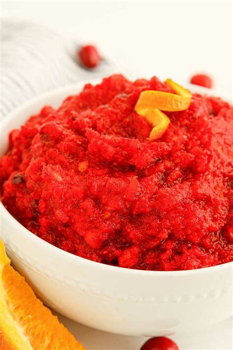 Fresh Cranberry Relish - Simply Stacie