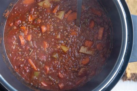 Instant Pot Lentil Soup - The Roasted Root