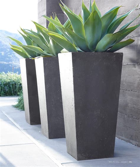 RH Source Books | Modern backyard landscaping, Large outdoor planters ...