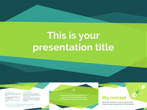 Google Slides Poster Templates