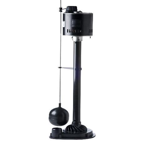 Utilitech 0.33-HP Thermoplastic Pedestal Sump Pump at Lowes.com