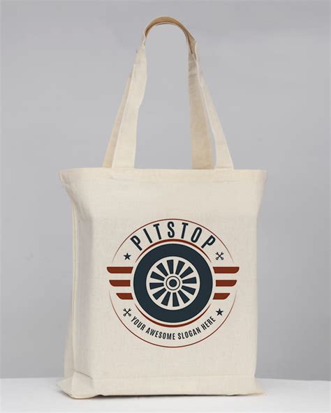 Gusseted Custom Tote Bags 100% Cotton / Logo Tote Bags With Bottom Gus