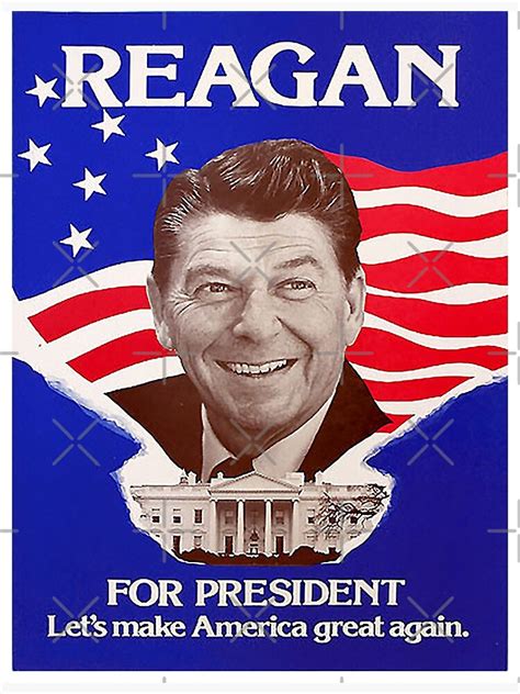 "Reagan Bush '84 Retro Logo Red White Blue Election Ronald George 1984 ...