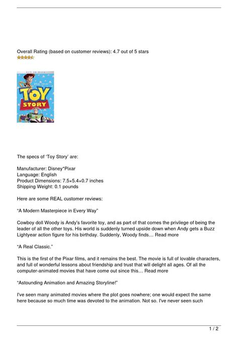 Toy Story Review by latesttrends - Issuu