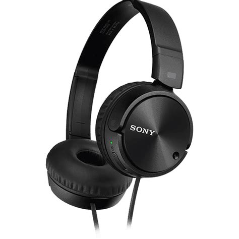 Sony MDR-ZX110NC Wired Noise Cancelling Folding Headband Headphones ...