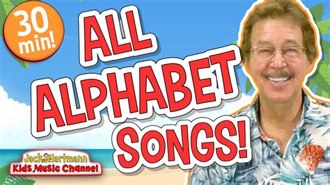 All APHABET Songs! | 30 MINUTES of Alphabet Songs! | Jack Hartmann ...