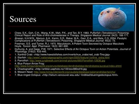 PPT - Tetrodotoxin and Maculotoxin PowerPoint Presentation, free ...