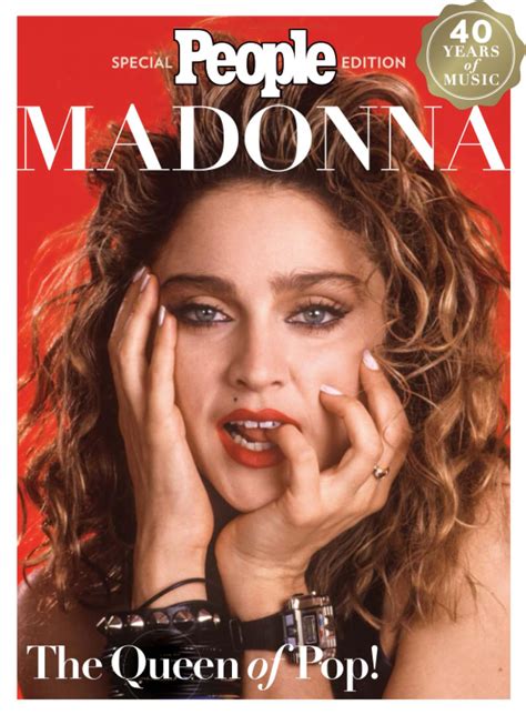 Madonna's 40th anniversary of People Magazine - YourCelebrityMagazines