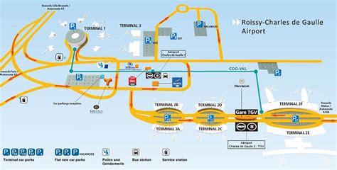 Charles De Gaulle Terminal 2E Map - Loree Ranique