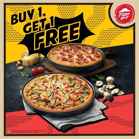 Pizza Hut Malaysia Offers Buy 1 Free 1 Promo