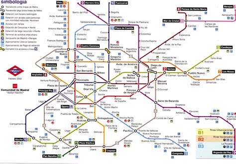 Madrid Metro Map Pdf - Tourist Map Of English