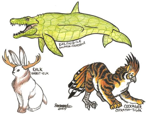 Animal Hybrids by Orcacat88 @ DeviantArt (Dolphidile, Dolphin ...