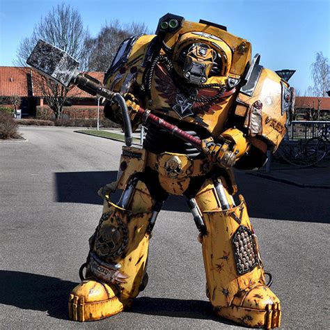 Imperial Fists Terminator Captain Costume Based on the Video Game ...