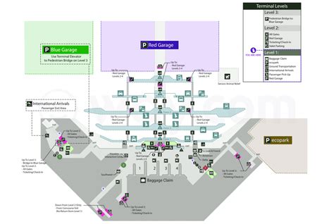 William P. Hobby Airport Map – HOU Airport Map