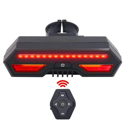 Bike Tail Light with Turn Signals,Wireless Remote Control Bicycle Tail ...