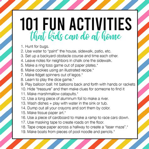 101 Fun Summer Activities for Kids - It's Always Autumn