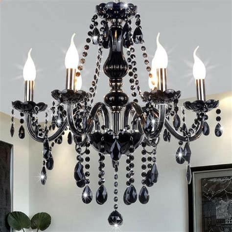 black crystal chandelier