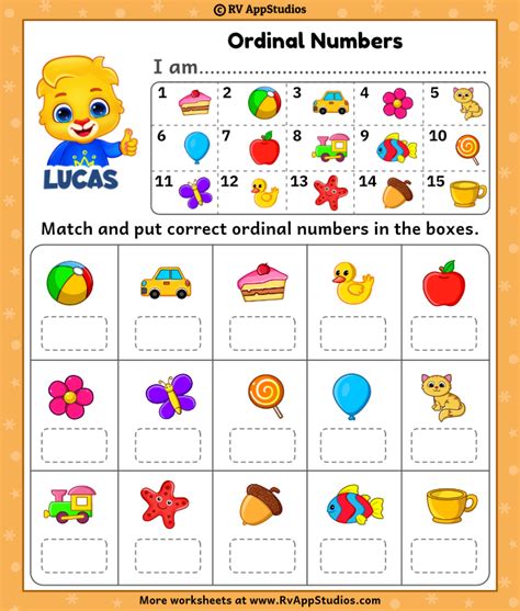 English Worksheets Ordinal Numbers | Images and Photos finder