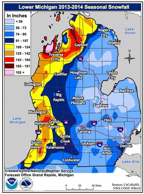 Crazy snowfall totals last winter: Over 22 feet of snow in 2 Michigan ...