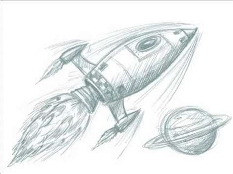 Rocket Ship Drawing - YouTube