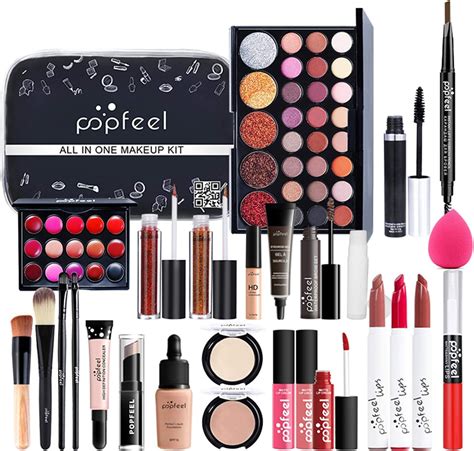 27 Pieces Makeup Kits for Teens, Professional Carry All Makeup Train ...