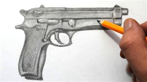 Simple Gun Drawing at GetDrawings | Free download