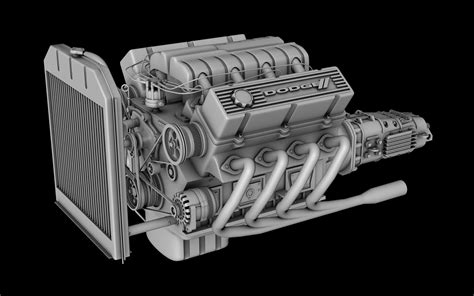 Car engine 3D model - TurboSquid 1154452