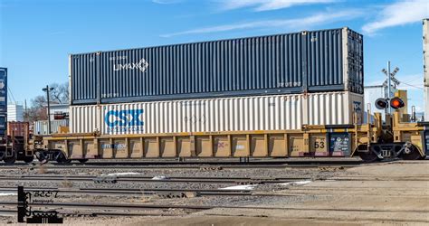 CSX Container Well Car Train Rail Fans, Train Photography, Concept ...