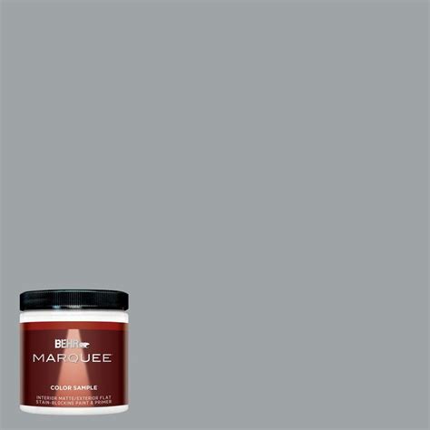 BEHR MARQUEE 8 oz. #MQ5-30 Silent Film Interior/Exterior Paint Sample ...