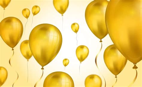 Happy birthday celebrations gold balloons Stock Photos, Royalty Free ...