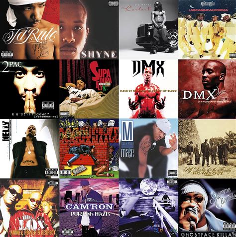 Rap Album Cover Art 90's and 2000's Edition Collage Kit DIGITAL ...