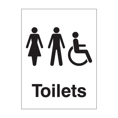 Male Female Disabled Toilet Signs | Mixed Disabled Toilet Signs