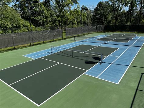 Adding Pickleball to An Existing Tennis Court - DeShayes Pickleball Courts