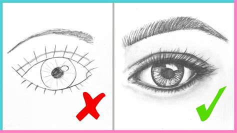 DOs & DON'Ts: How to Draw Realistic Eyes Easy Step by Step | Art ...