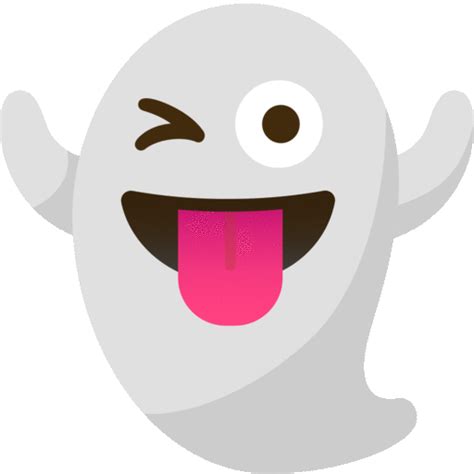 👻 Ghost on Noto Color Emoji, Animated 14.0