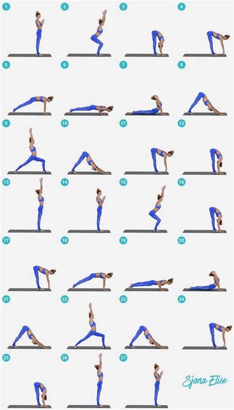 Printable Beginner Yoga Sequence